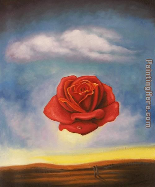 The Rose painting - Salvador Dali The Rose art painting